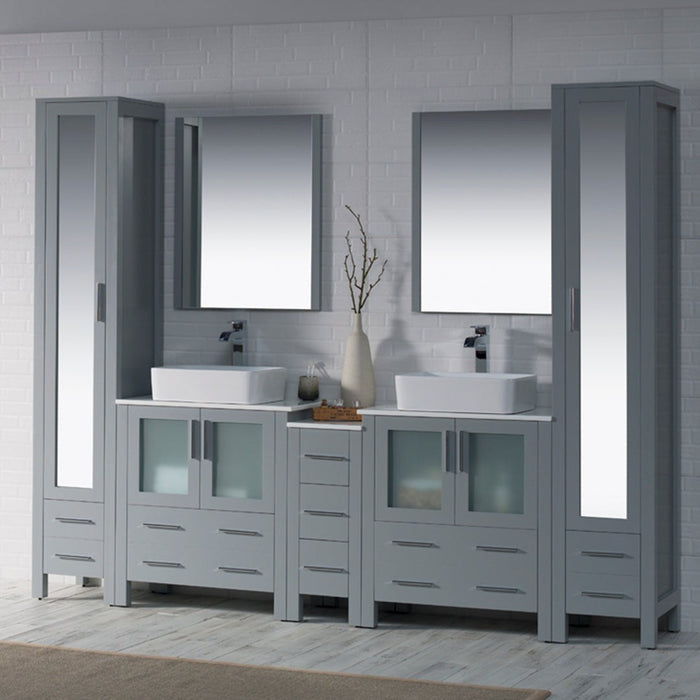 Blossom Sydney 102 Inch Bathroom Vanity - V8001 102 01 - Backyard Provider