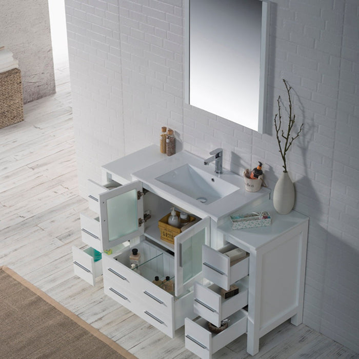 Blossom Sydney 54 Inch Bathroom Vanity with Side Cabinet - V8001 54 01 - Backyard Provider