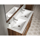 Lucena Bath 48" Décor Cristal Floating Vanity in White / Black / Grey - Backyard Provider