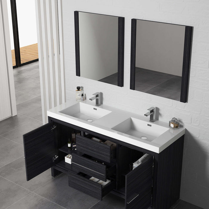 Blossom Milan 60 Inch Bathroom Vanity - V8014 60 01 - Backyard Provider