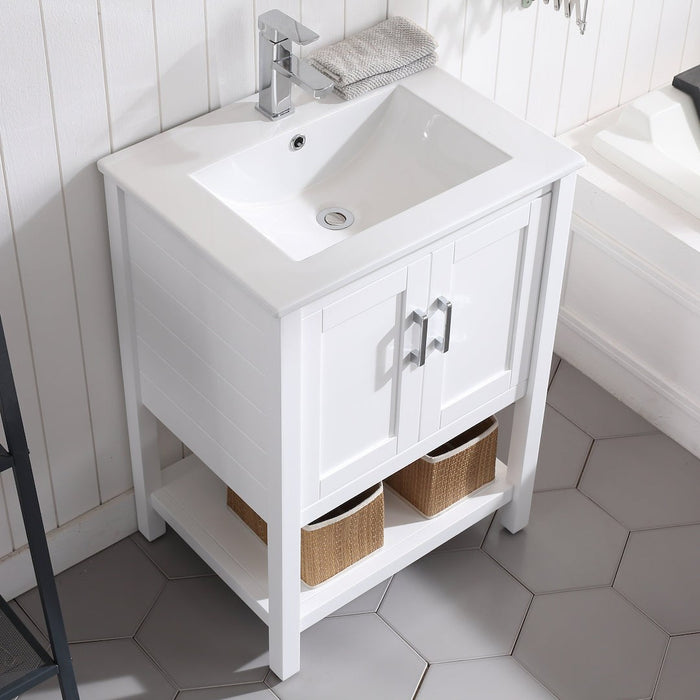 Blossom Lucca 24 Inch Bathroom Vanity - V8017 24 01 - Backyard Provider