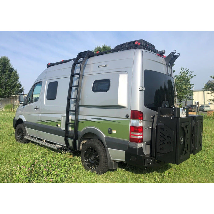 Backwoods Mercedes Winnebago Revel Ladder