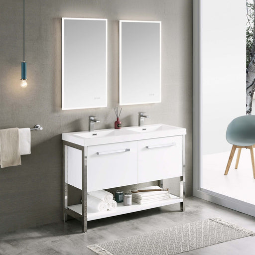 Blossom Riga 48 Inch Bathroom Vanity – Double Sinks - V8022 48 01D - Backyard Provider