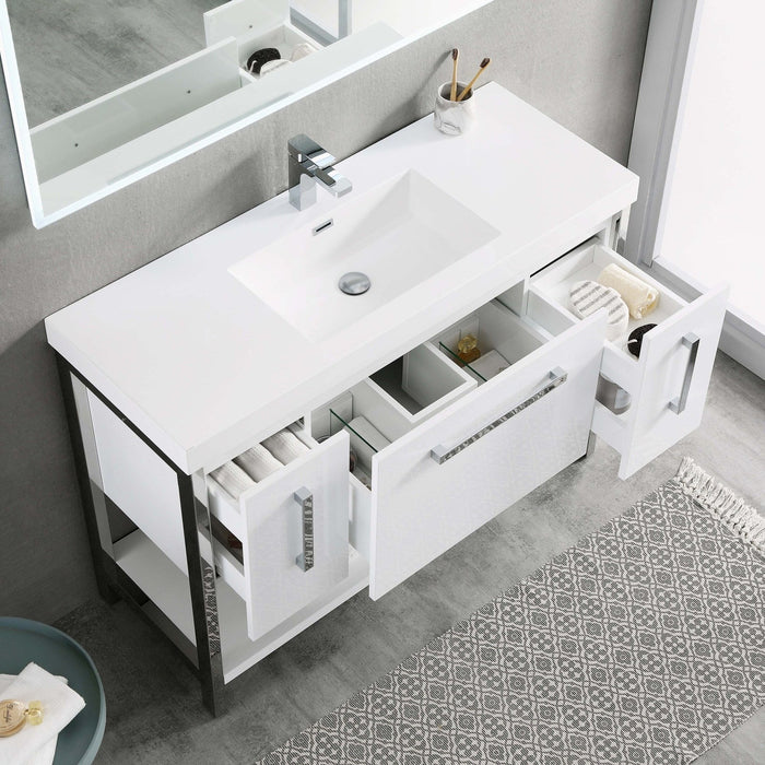 Blossom Riga 48 Inch Bathroom Vanity – Single Sink - V8022 48 01S - Backyard Provider