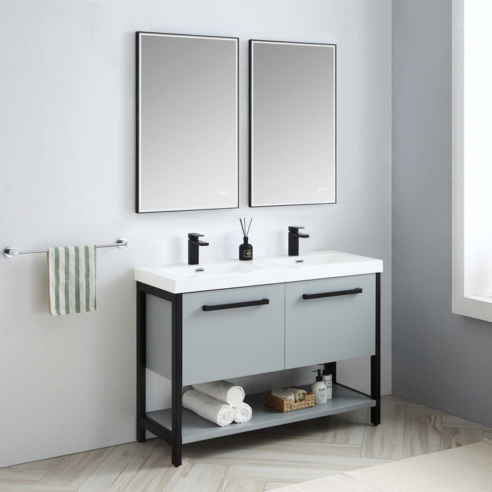 Blossom Riga 48 Inch Bathroom Vanity – Double Sinks - V8022 48 01D - Backyard Provider
