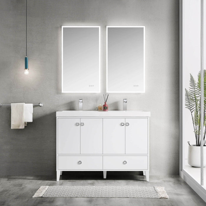 Blossom Lyon 48 Inch Bathroom Vanity – Double Sinks - V8023 48 01D - Backyard Provider