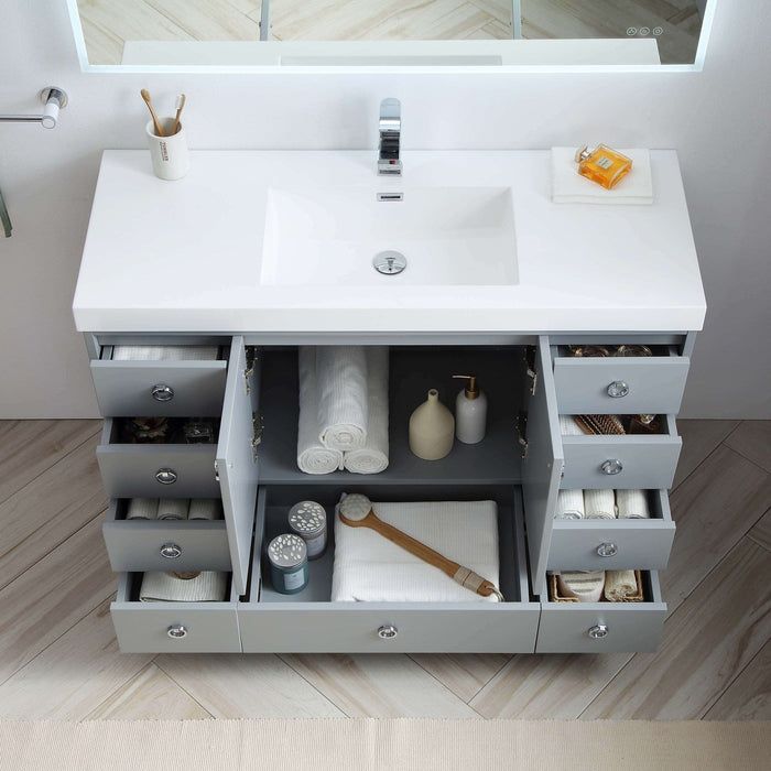 Blossom Lyon 48 Inch Bathroom Vanity – Single Sink - V8023 48 01S - Backyard Provider
