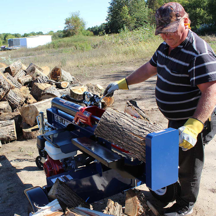 Iron & Oak 30 Ton Vertical Horizontal Log Splitter Torsion Axle BHVH3018GXT