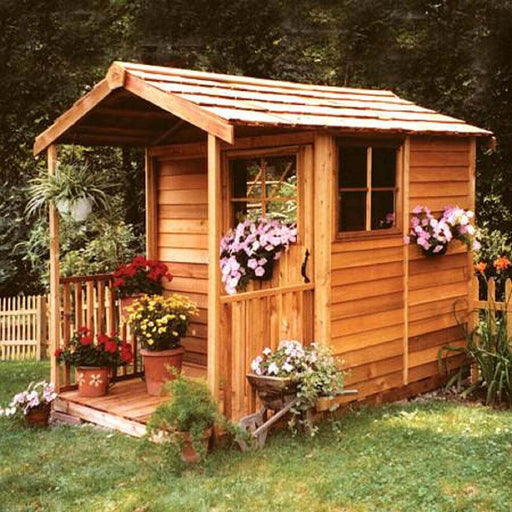 Cedarshed Gardener's Delight Gable Porch Storage Shed - GD69