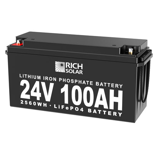 24V 100Ah LiFePO4 Lithium Iron Phosphate Battery - Backyard Provider