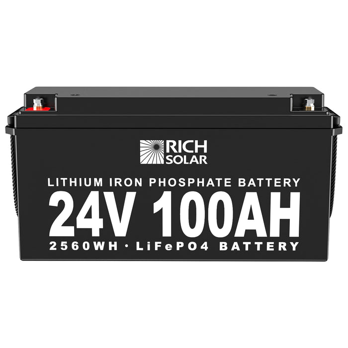 24V 100Ah LiFePO4 Lithium Iron Phosphate Battery - Backyard Provider