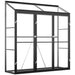 Outsunny 6' x 2' Aluminum Greenhouse, Polystyrene Walk-in Garden Greenhouse - 845-524