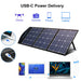 ACOPOWER 240W Foldable Solar Panel with ProteusX 20A Charge Controller