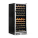 Newair - 27” 116-Bottle Dual-Zone Built-in Stainless Steel Wine Cooler AWR-1160DB