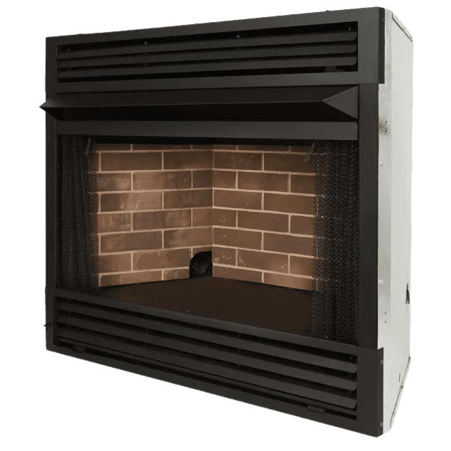 Pleasant Hearth Universal Circulating Zero Clearance 32 in. Ventless Dual Fuel Fireplace Insert New