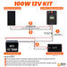 100W RV 12V Kit test - Backyard Provider