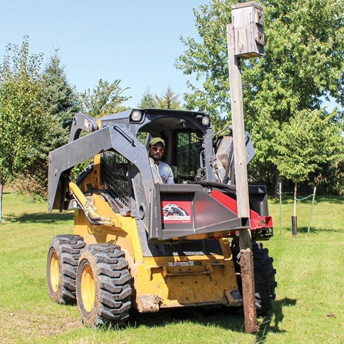 K & M Manufacturing GreyWolf™ Skid Steer Tree Puller Attachment