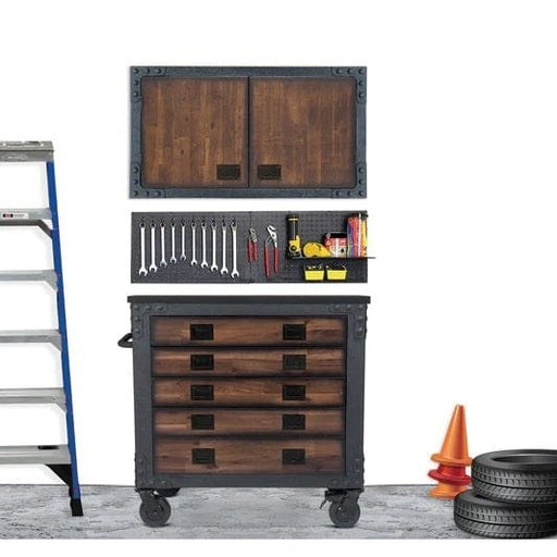Duramax 2-Piece Garage Storage Combo Set with Tool Chest and Cabinet Combo - Backyard Provider