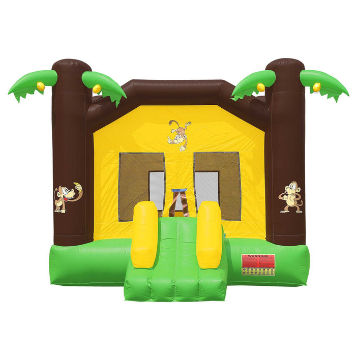 Commercial Jungle Bounce House with Blower by Inflatable HQ - Backyard Provider