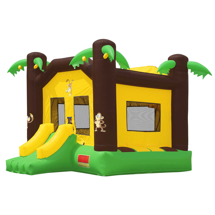 Commercial Jungle Bounce House with Blower by Inflatable HQ - Backyard Provider