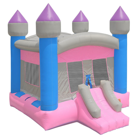 Commercial Princess Castle Bounce House with Blower by Inflatable HQ - Backyard Provider