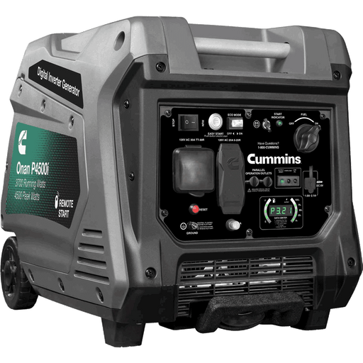 Cummins P4500i 3700W/4500W Onan A058U955 Remote Start Portable Gas Inverter Generator Scratch & Dent