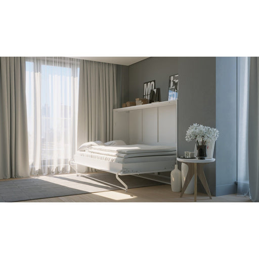 Maxima House Horizontal Murphy Bed INVENTO, European Full Size with mattress - IN-05W - Backyard Provider