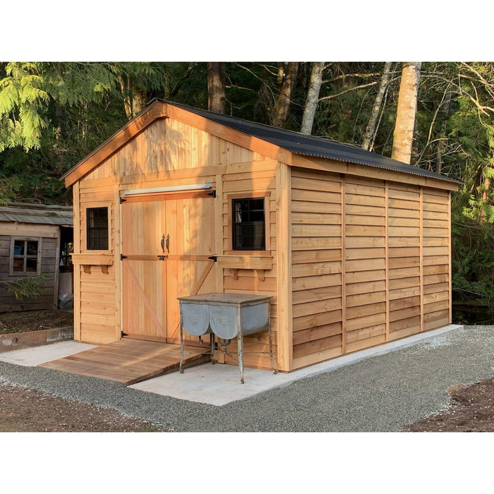 Outdoor Living Today 12'x16' Space Master Storage Shed Double Door - SM1216