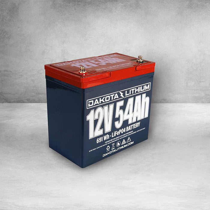 Dakota Lithium 12V/54Ah LiFePO4 Deep Cycle Battery - Backyard Provider