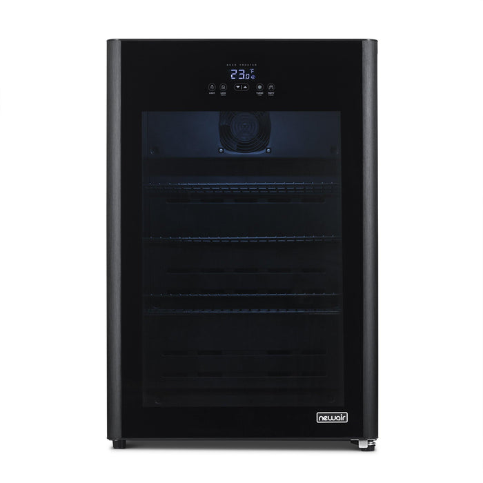 Newair Froster 125-Can Freestanding Black Beverage Center NBF125BK00 - Chills Down to 23 Degrees!