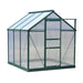 Outsunny 6' x 6' x 7' Polycarbonate Portable Walk-In Garden Greenhouse - 845-058