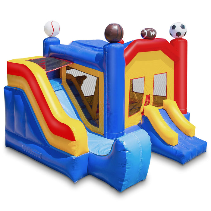 Commercial Sports Inflatable Bounce House and Slide by Cloud 9 - Backyard Provider