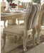 Homey Design Luxury Cream Pearl Wood Side Chair Set 2Pcs Traditional - HD-SC5800-2PC