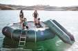Island Hopper Water Trampolines - 17' Island Hopper "Bounce & Splash" - 17'BNS- GR