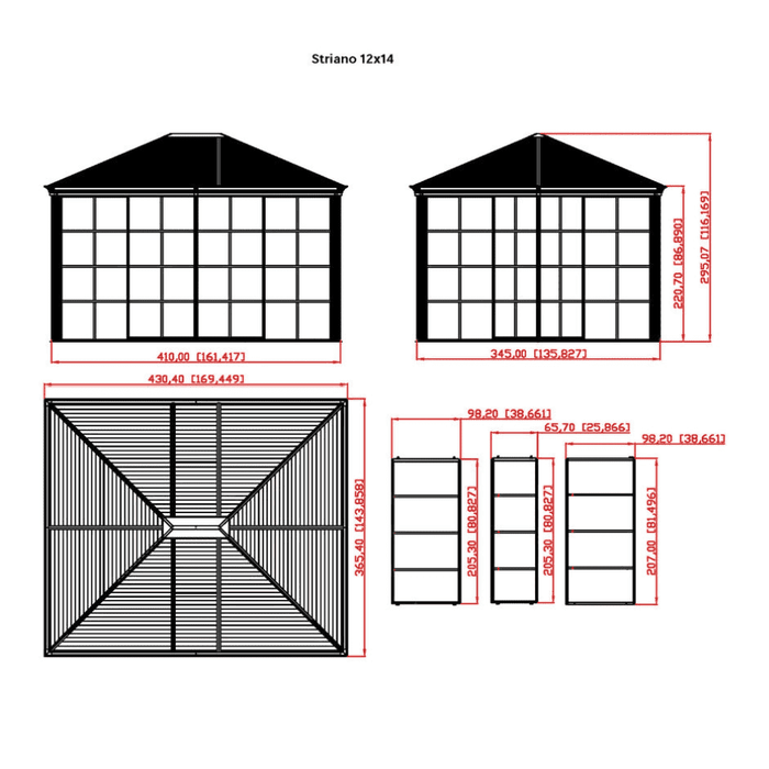 Sojag Gazebo Striano Screen House