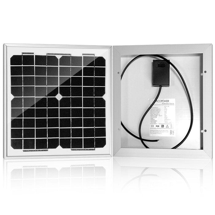 ACOPower 10W 12V Solar Charger Kit, 5A Charge Controller - HY-CKM-10W