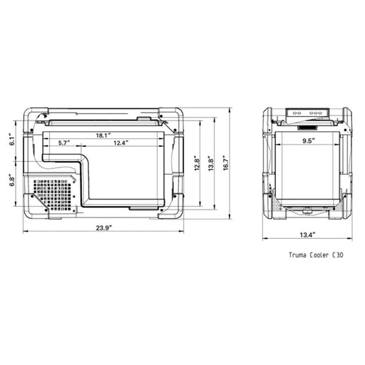 Truma Cooler C30 Single Zone Portable Fridge/Freezer