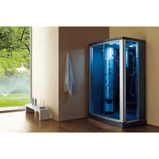 Mesa Steam Shower Blue Glass - WS-803L