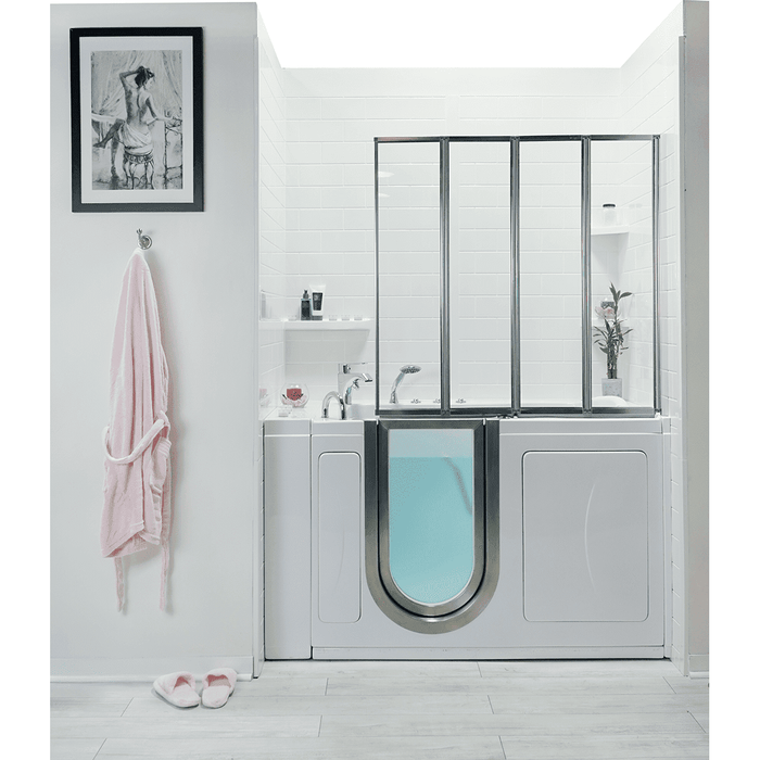 Ella's Bubbles Elite - Acrylic Inward Swinging Door Walk-In Tub (29.75″W x 52″L) - Backyard Provider