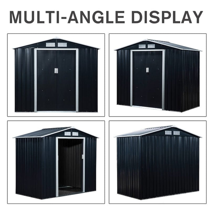 Outsunny 7'x4' Metal Outdoor Shed - 845-030CG