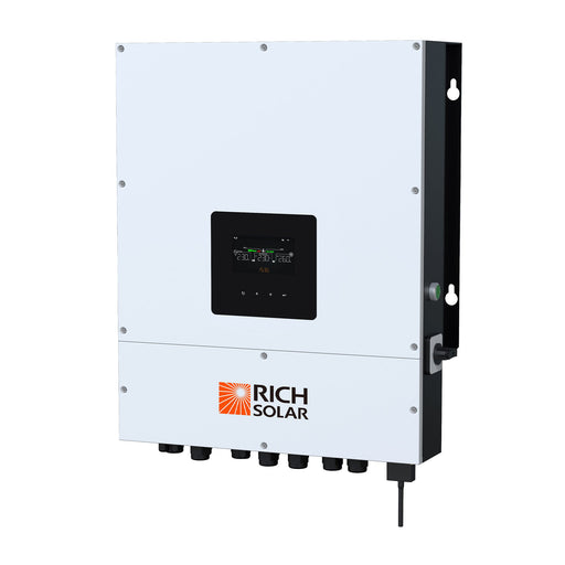 RICH SOLAR NOVA 8K PV Hybrid Inverter | All-In-One Solar Inverter | 8000W PV Input | 6000W Output | 48V 120/240V Split Phase - Backyard Provider