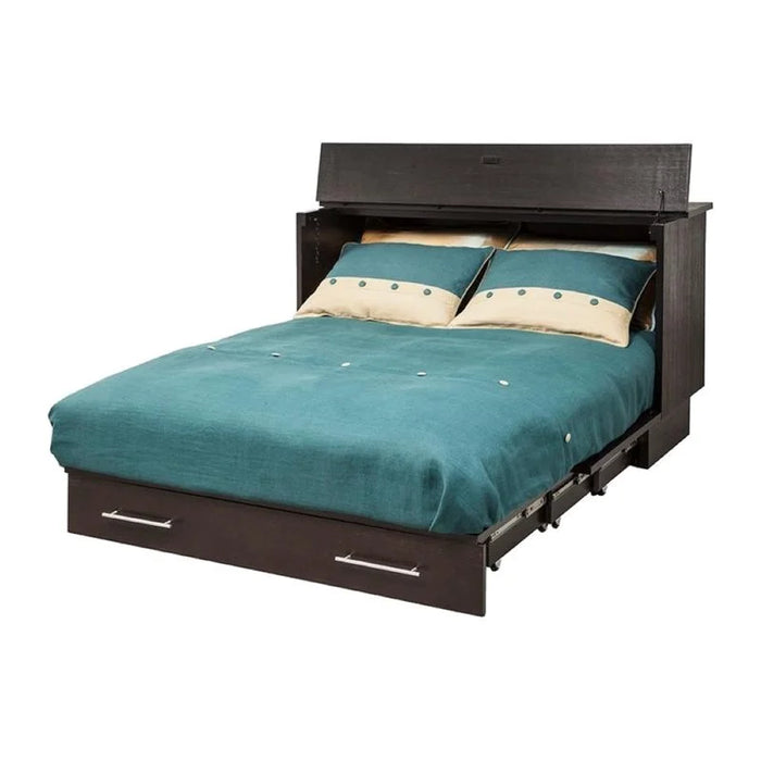 Arason Creden-ZzZ Coffee/Espresso Murphy Cabinet Bed Full/Queen