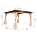 Outsunny 10' x 12' Outdoor Gazebo with Mesh Netting Sidewalls - 84C-150