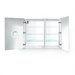 Krugg Svange 4236L 42" X 36" LED Bi-View Medicine Cabinet w/Dimmer & Defogger SVANGE4236L - Backyard Provider