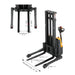 Apollolift Powered Forklift Full Electric Walkie Stacker 3300lbs Cap. Straddle Legs. 118" lifting A-3023 - Backyard Provider