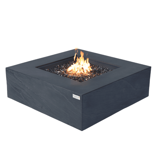 Elementi Plus - Roraima Square Concrete Fire Pit Table - OFG411SL