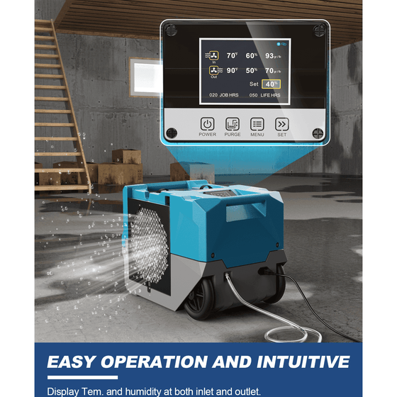 AlorAir® Storm LGR 1250 | 264 PPD Industrial Commercial Dehumidifier with Pump