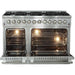 Forno Appliance Package - 48 Inch Dual Fuel Range, 60 Inch Refrigerator, Microwave Drawer, Dishwasher, AP-FFSGS6156-48-7