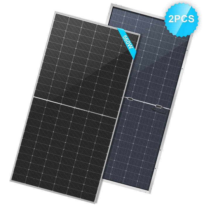 Sun Gold 560 Watt Bifacial PERC Solar Panel - SG-560WBGx2