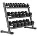 XMark 550 lb  Dumbbell Set and Rack XM-3107-AND-550S - Backyard Provider